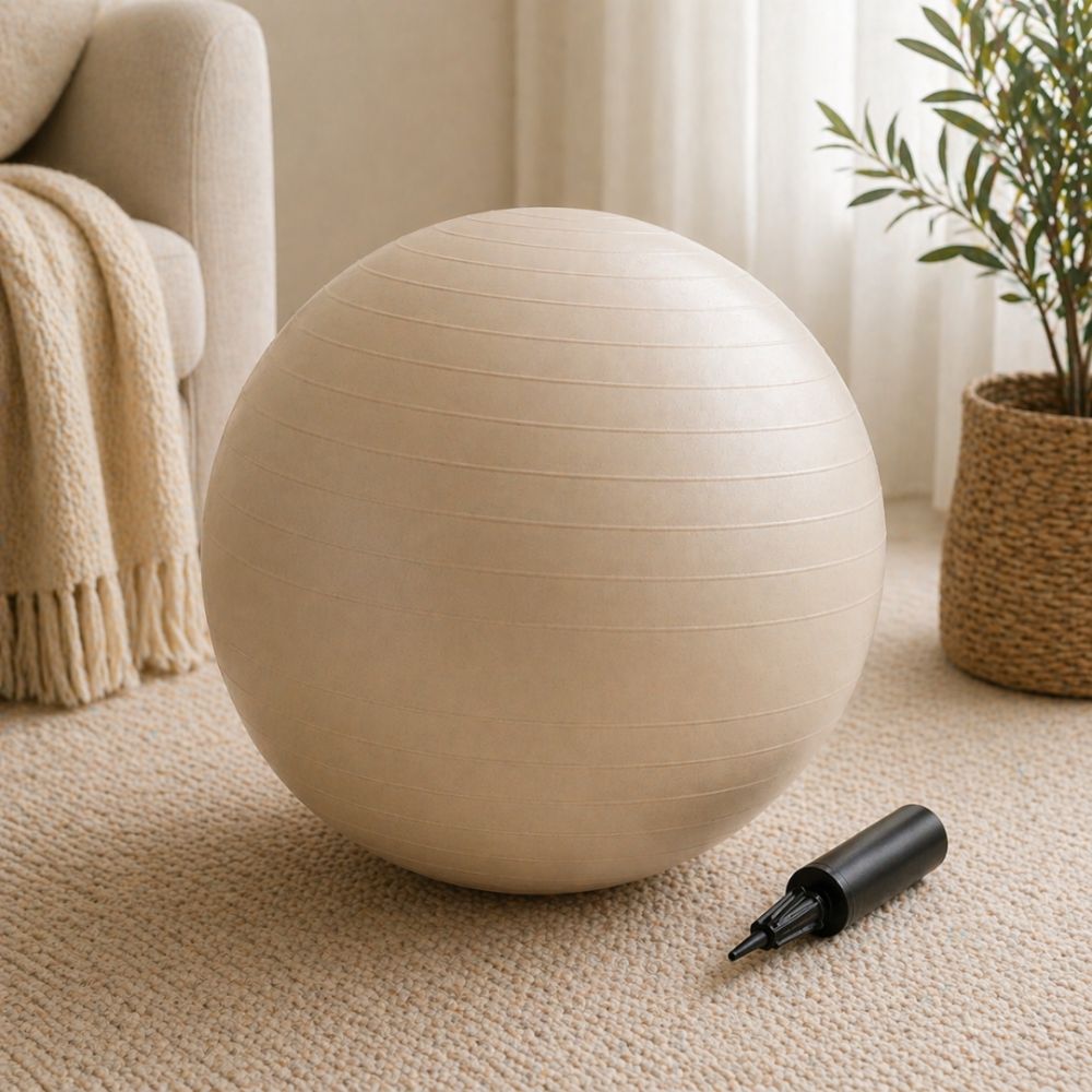 Pregnancy birthing ball for gentle exercise, comfort and preparing for labour.