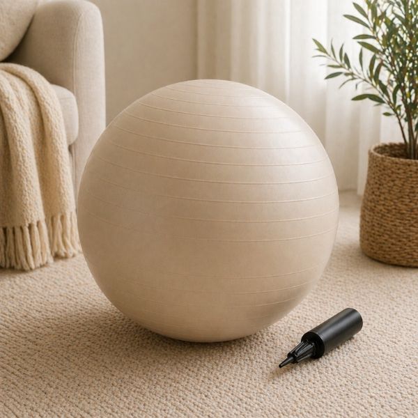 Pregnancy birthing ball for gentle exercise, comfort and preparing for labour.